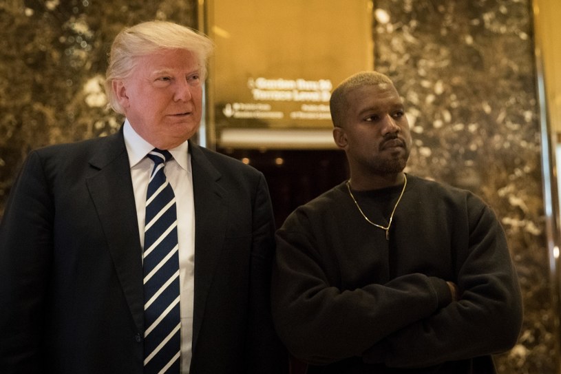 Donald Trump i Kanye West /DREW ANGERER /Getty Images