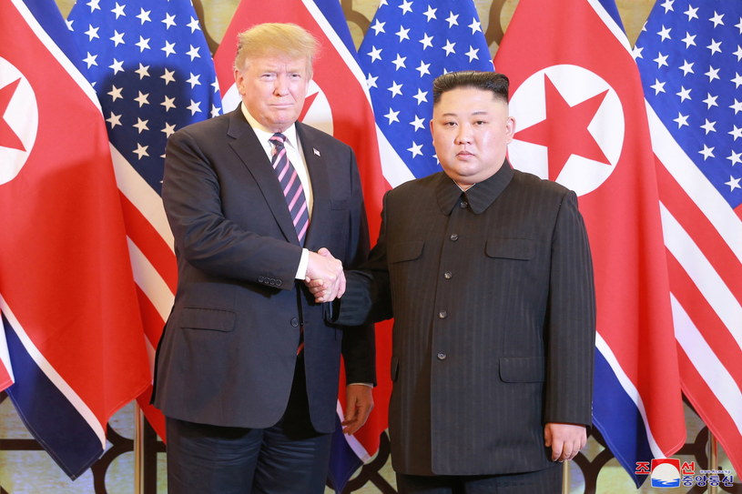 Donald Trump i Kim Dzong Un w Hanoi /KCNA /PAP/EPA