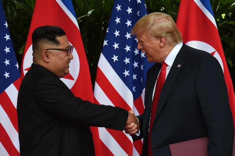 Donald Trump i Kim Dzong Un /Anthony WALLACE / POOL /AFP