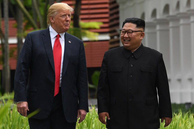 Donald Trump i Kim Dzong Un /AFP