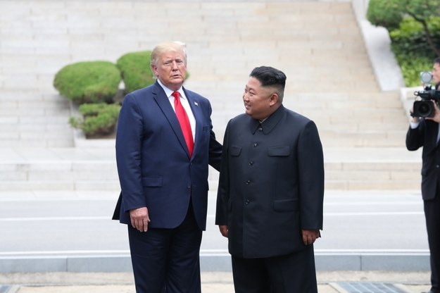 Donald Trump i Kim Dzong Un /YONHAP   /PAP/EPA