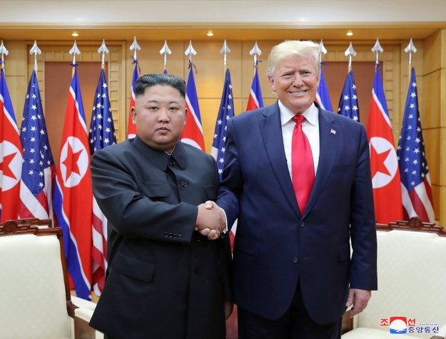 Donald Trump i Kim Dzong Un /KCNA /PAP/EPA