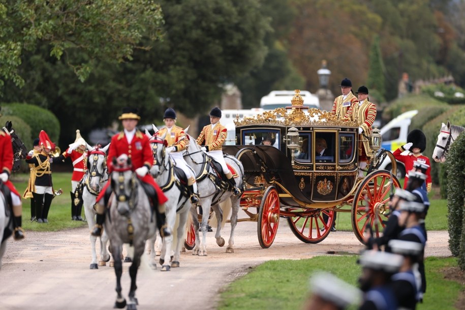 Donald Trump i król Karol III na zamku Windsor. /PAP/EPA/SSgt Donald C TODD/UK MOD HANDOUT /PAP/EPA