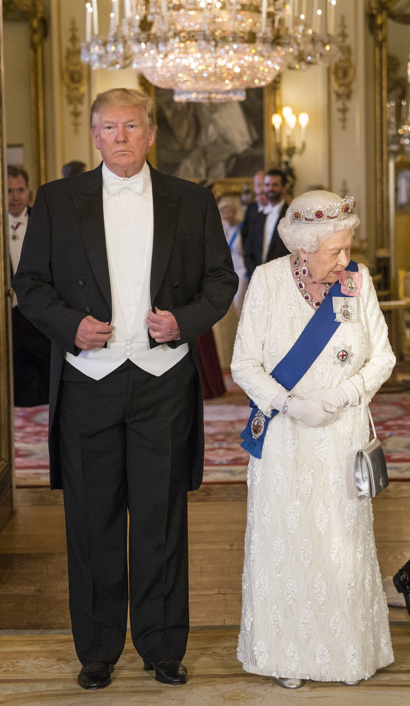 Donald Trump i królowa Elżbieta /WPA Pool /Getty Images