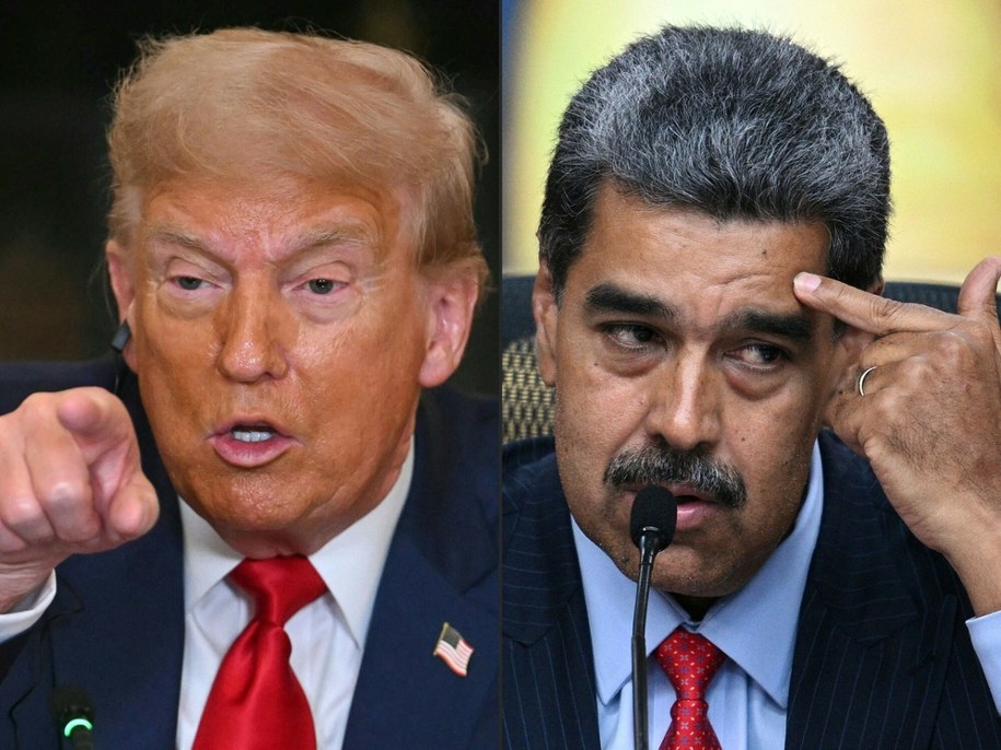 Donald Trump i Nicolas Maduro /JIM WATSON/AFP/East News /East News