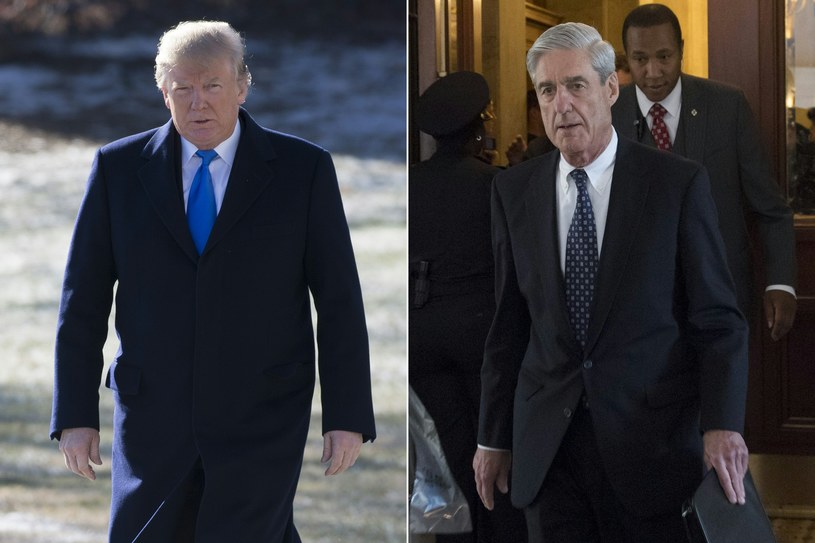 Donald Trump i Robert Mueller /AFP