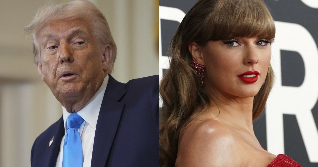 Donald Trump i Taylor Swift /Evan Vucci/Associated Press/East News, Jordan Strauss/Invision/East News /East News