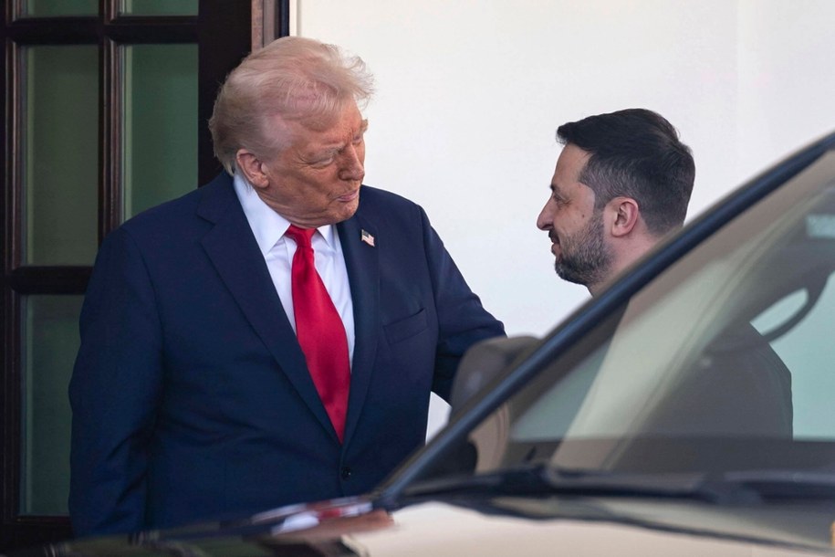 Donald Trump i Wołodymyr Zełenski /BONNIE CASH /PAP/EPA