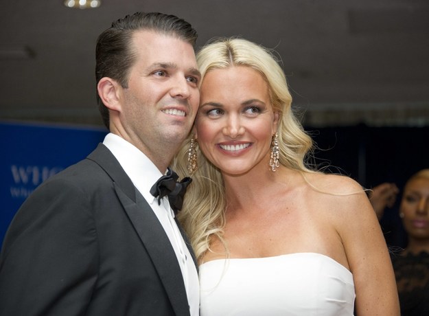 Donald Trump Junior z żoną Vanessą /Newscom/Ron Sachs    /PAP