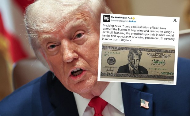 Donald Trump na banknocie 250 dolarów? Tak ma wyglądać