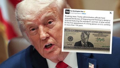Donald Trump na banknocie 250 dolarów? Tak ma wyglądać