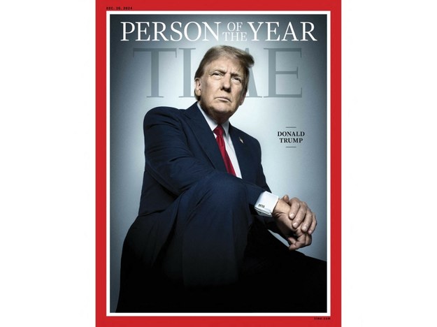 Donald Trump na okładce tygodnika "Time" /PLATON FOR TIME/AFP/East News /East News