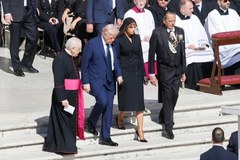 Donald Trump na pogrzebie papieża Franciszka 