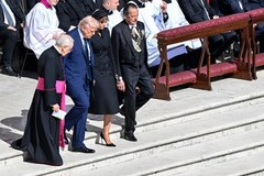 Donald Trump na pogrzebie papieża Franciszka 