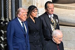 Donald Trump na pogrzebie papieża Franciszka 