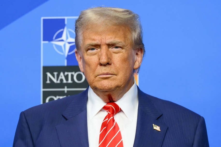 Donald Trump na szczycie NATO w Hadze. /IMAGO/Imago Stock and People/East News /East News