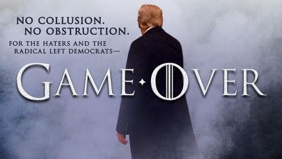 Donald Trump: Nie było żadnego utrudniania śledztwa! Koniec gry!