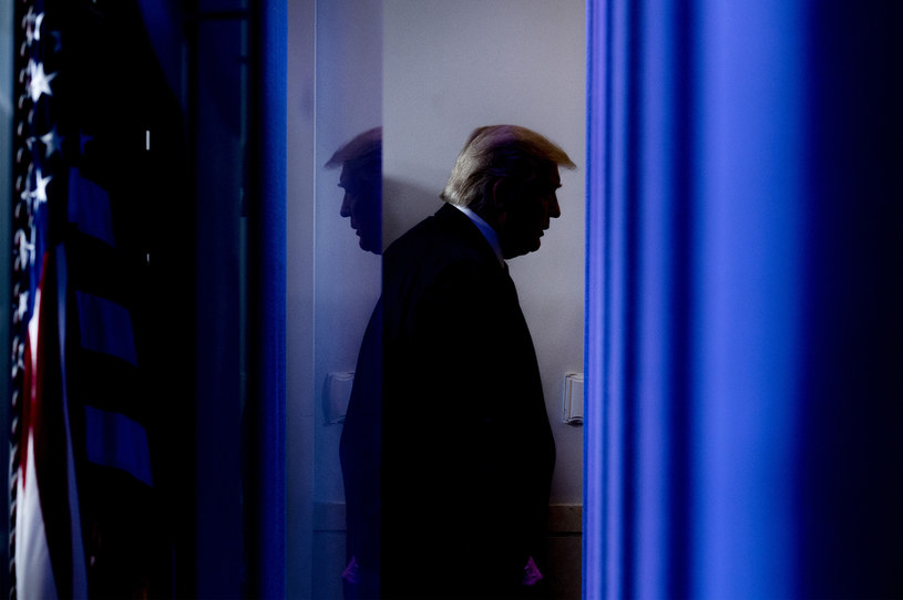Donald Trump odchodzi /AFP