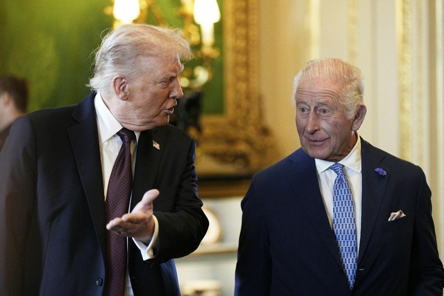 Donald Trump odwiedził Wielką Brytanię we wrześniu /Aaron Chown / Press Association /East News