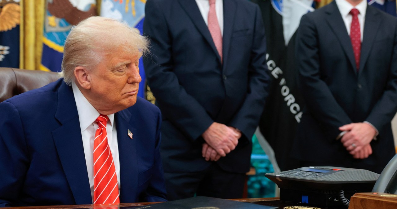 Donald Trump ogłosił porozumienie z Wielką Brytanią /Anna Moneymaker / GETTY IMAGES NORTH AMERICA / Getty Images via AFP /AFP