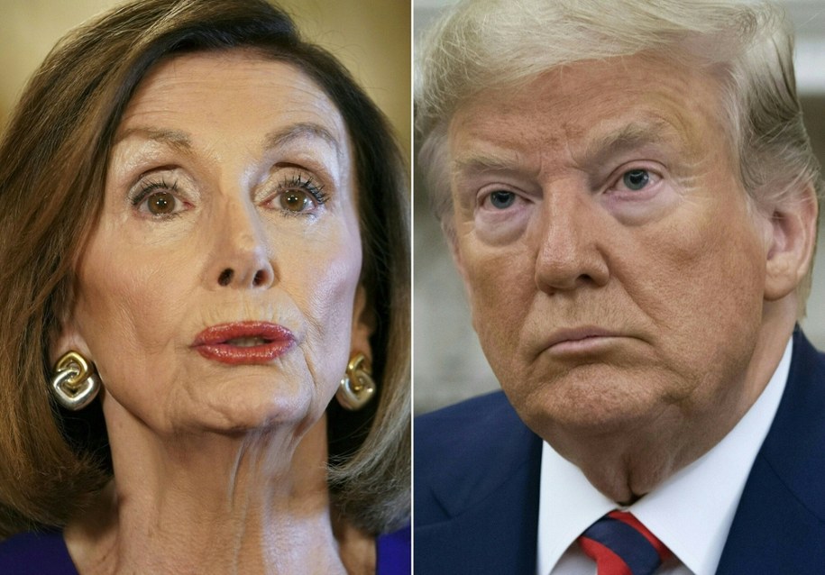 Donald Trump ostro komentuje odejście Nancy Pelosi z Kongresu /Mandel NGAN/SAUL LOEB/AFP /East News