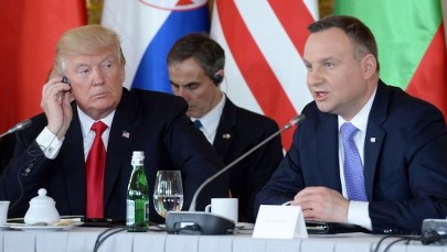 Donald Trump po rozmowie z Andrzejem Dudą. Zakończył się Szczyt Trójmorza