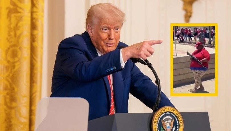 Donald Trump "podzielił się" z internautami szyderczym wpisem /Shutterstock