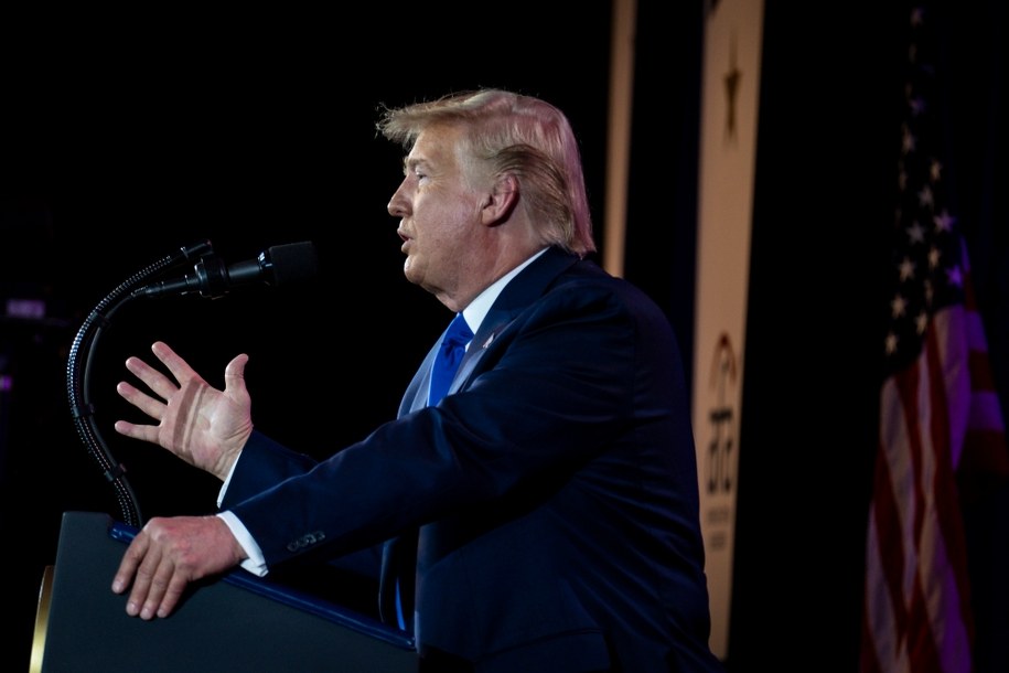 Donald Trump poinformował, że w Syrii pozostanie 1000 amerykańskich żołnierzy /PETE MAROVICH / POOL    /PAP