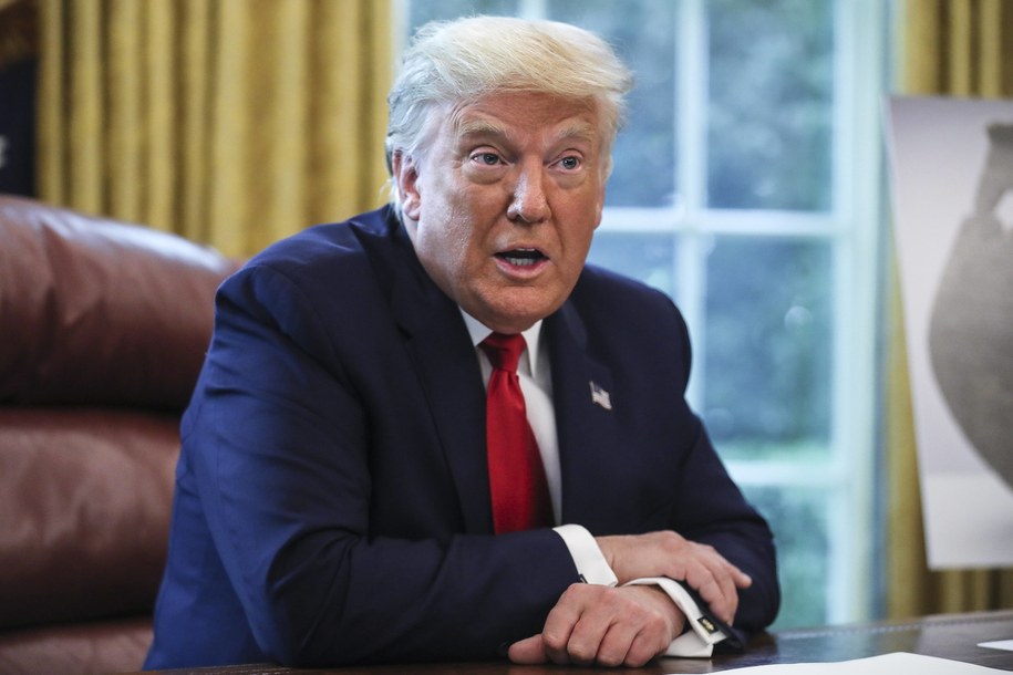 Donald Trump, prezydent USA /Oliver Contreras /PAP/EPA