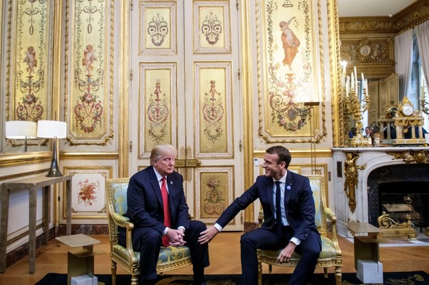 Donald Trump przyleciał do Paryża, by uczestniczyć w obchodach zakończenia I wojny światowej /CHRISTOPHE PETIT TESSON / POOL /PAP/EPA