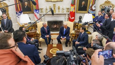 Donald Trump spotkał się w Waszyngotnie z królem Jordanii