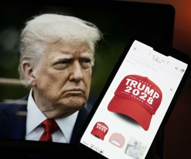 Donald Trump sprzedaje gadżety na 2028. Konstytucja USA blokuje kandydaturę, a nie biznes