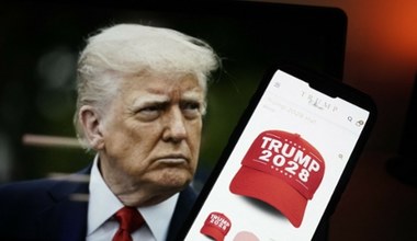 Donald Trump sprzedaje gadżety na 2028. Konstytucja USA blokuje kandydaturę, a nie biznes