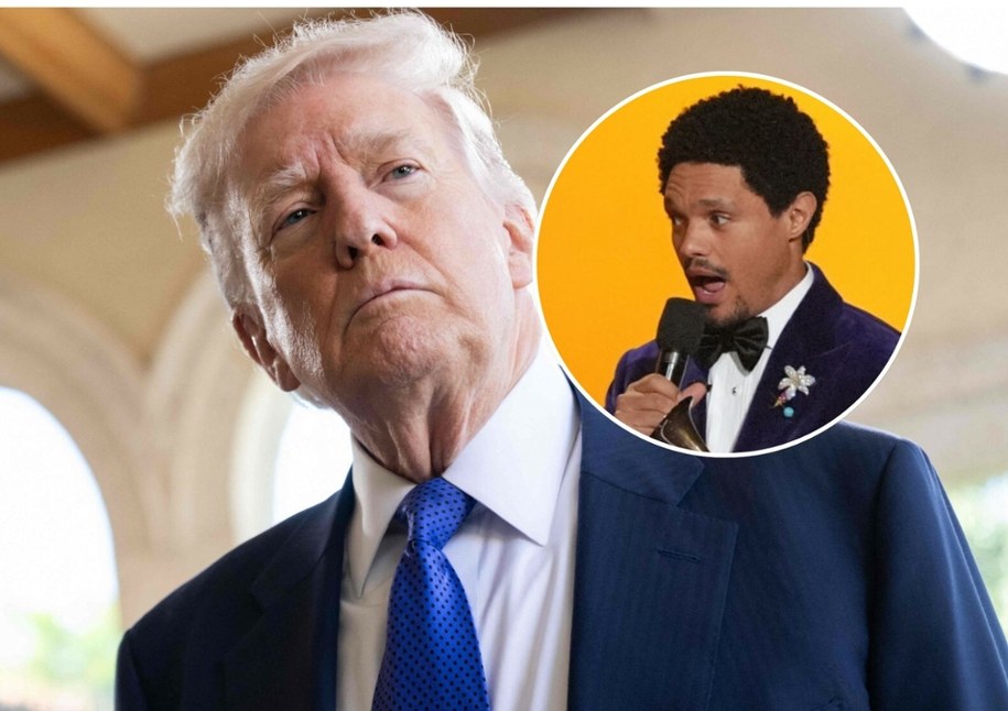 Donald Trump, Trevor Noah, fot. Chris Pizzello /SAUL LOEB /East News