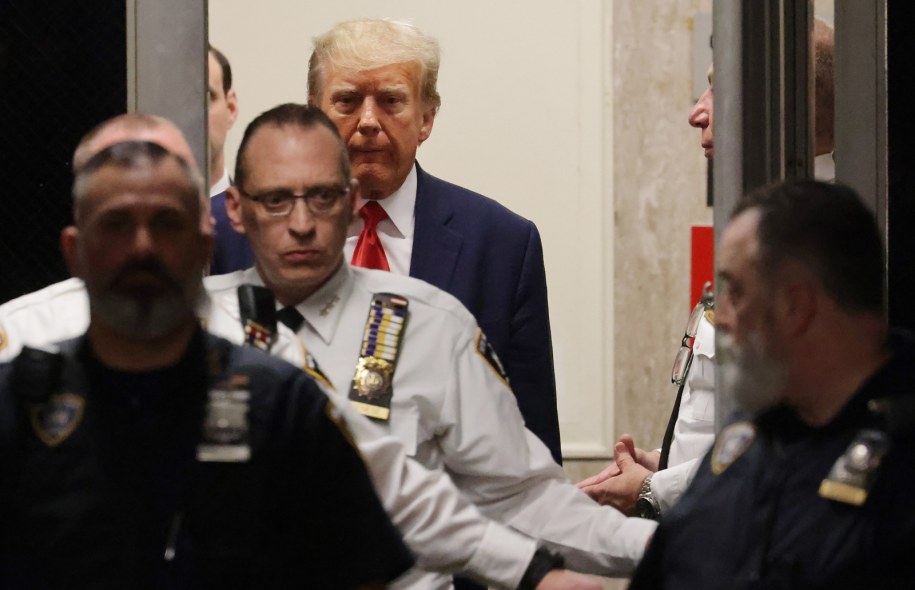 Donald Trump w sądzie /JUSTIN LANE /PAP/EPA