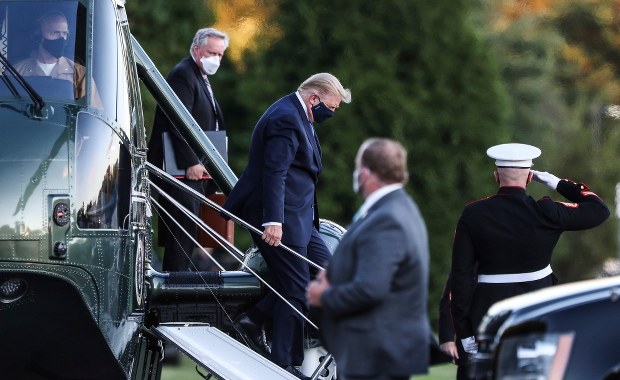 Donald Trump w szpitalu przez koronawirusa. Nagrał krótkie wideo