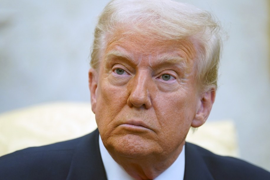 Donald Trump w trakcie spotkania z premierem Irlandii /BONNIE CASH / POOL /PAP/EPA