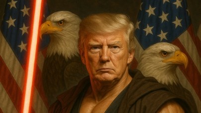 Donald Trump z mieczem świetlnym. Fani "Gwiezdnych wojen" zwracają uwagę na jeden szczegół