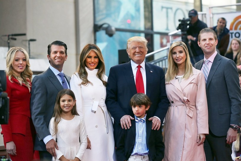 Donald Trump z rodziną /Spencer Platt /Getty Images