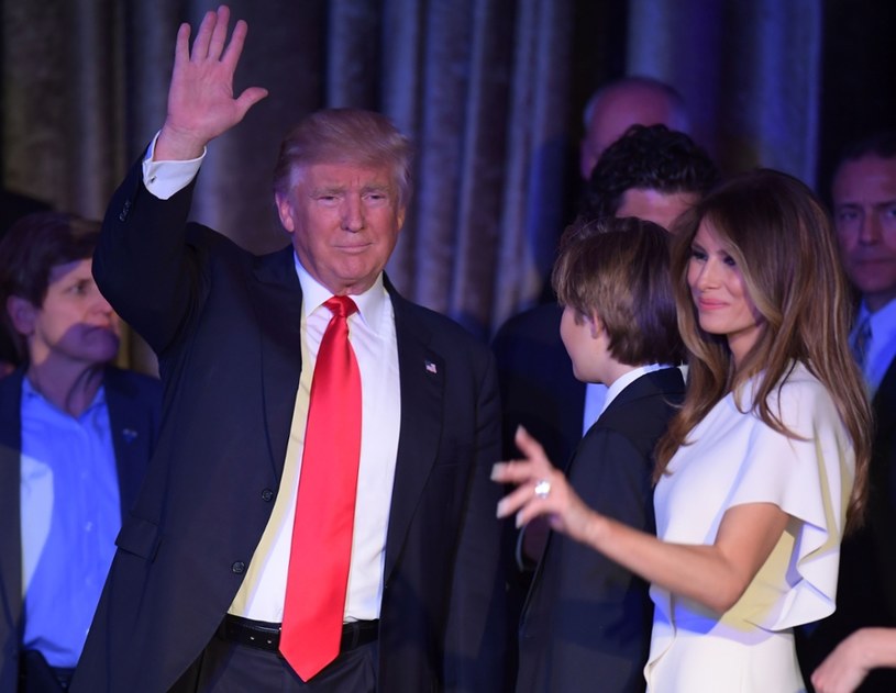 Donald Trump z żoną Melanią /AFP /East News