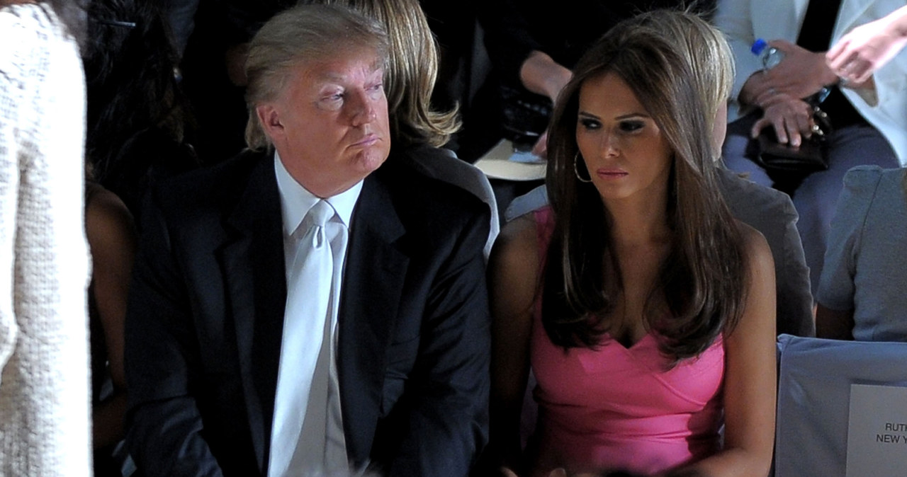 Donald Trump z żoną Melanią /Michael Loccisano /Getty Images