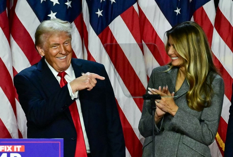 Donald Trump z żoną Melanią /JIM WATSON/AFP/East News /East News