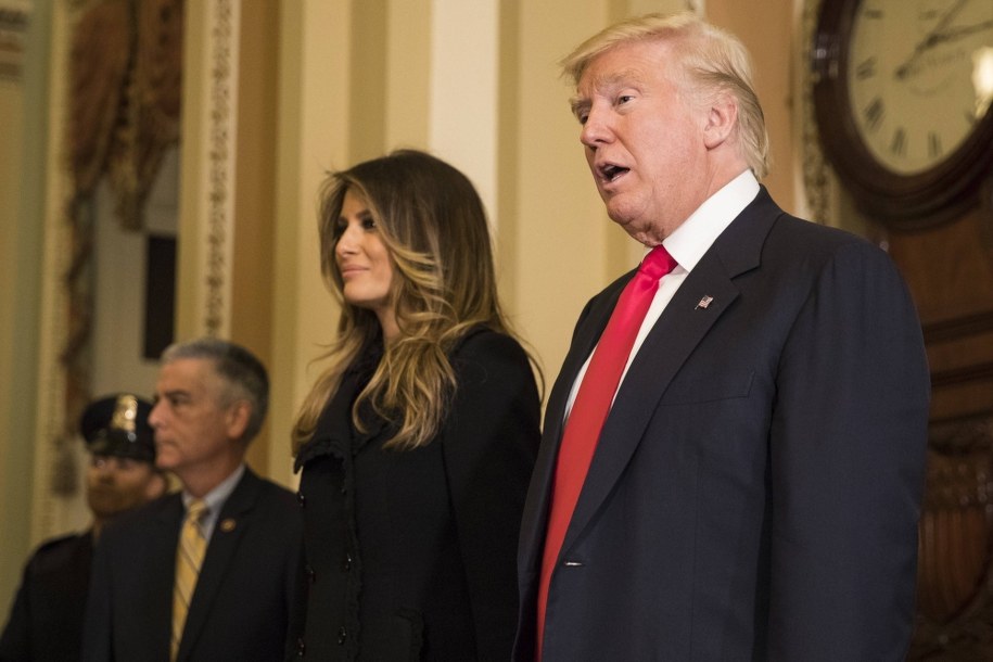 Donald Trump z żoną /AA/ABACA /PAP/EPA