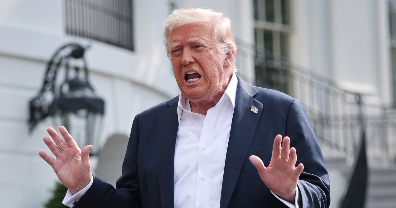 Donald Trump zaostrza wypowiedzi ws. ceł. Na Wall Street spadki /WIN MCNAMEE / GETTY IMAGES NORTH AMERICA / Getty Images via AFP /AFP