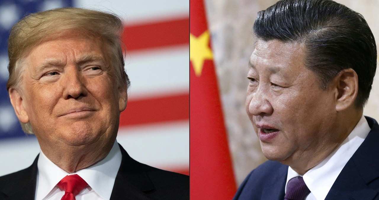 Donald Trump zapowiedział, że 9 czerwca w Londynie odbędą się rozmowy USA-Chiny nt. porozumienia handlowego /JIM WATSON, PETER KLAUNZER / AFP / POOL / AFP /AFP