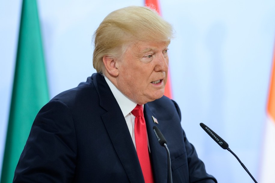 Donald Trump /MICHAEL UKAS / POOL /PAP/EPA