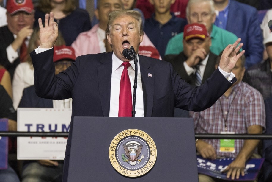 Donald Trump /ROD MILLINGTON /PAP/EPA