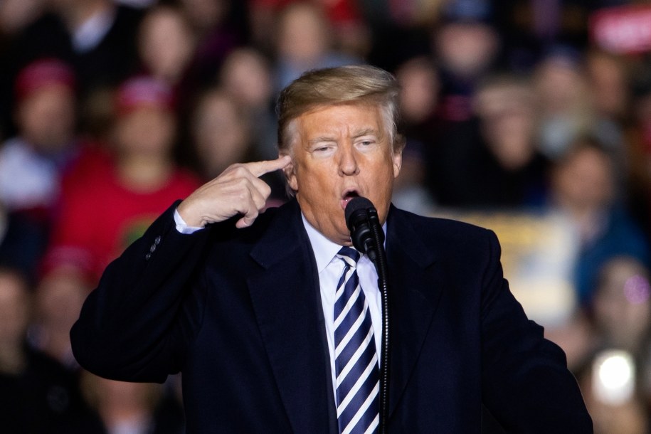 Donald Trump /JIM LO SCALZO /PAP/EPA