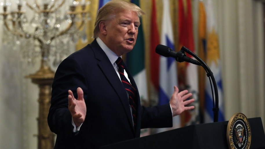 Donald Trump /YURI GRIPAS / POOL /PAP/EPA