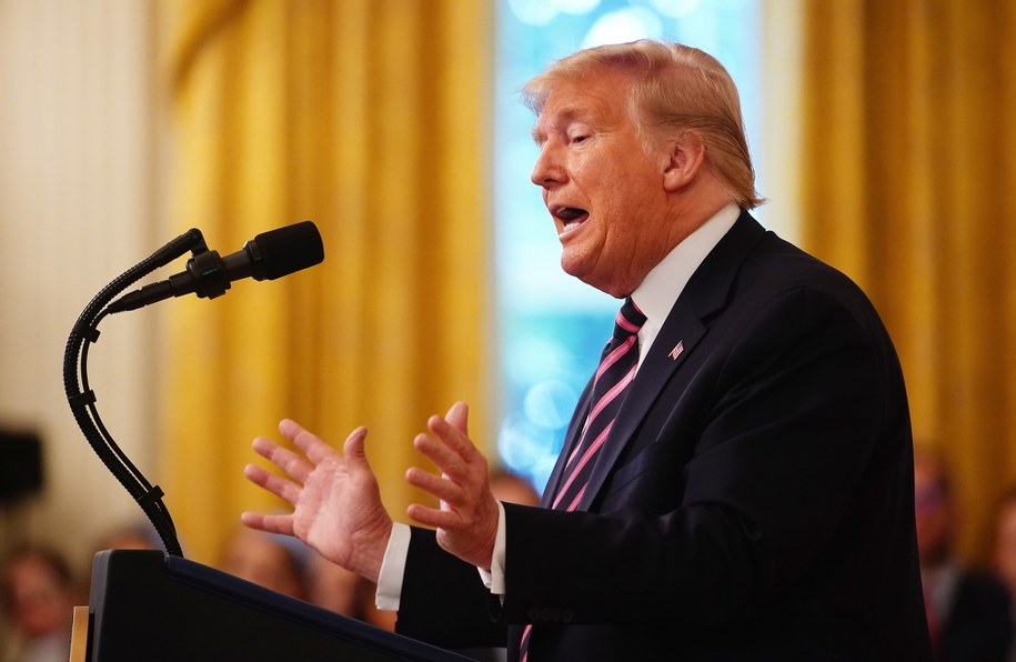 Donald Trump /JIM LO SCALZO /PAP/EPA